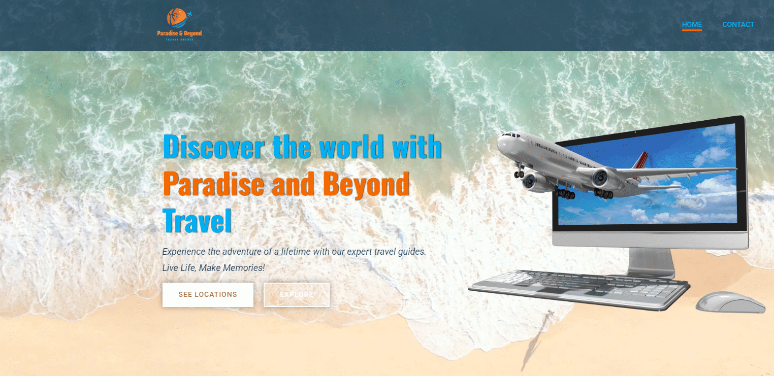Black Label Branding Portfolio/Paradise Travel Agency