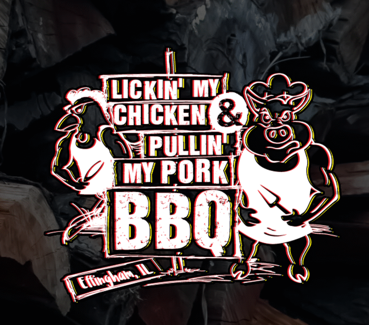 Black Label Branding Portfolio/Lickin' My Chicken & Pullin' My Pork BBQ